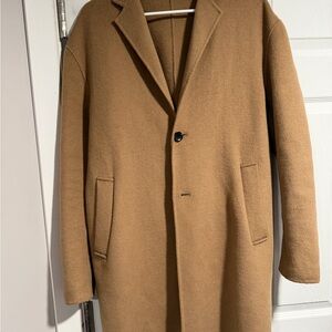 Zara Men's Camel Trench Coat